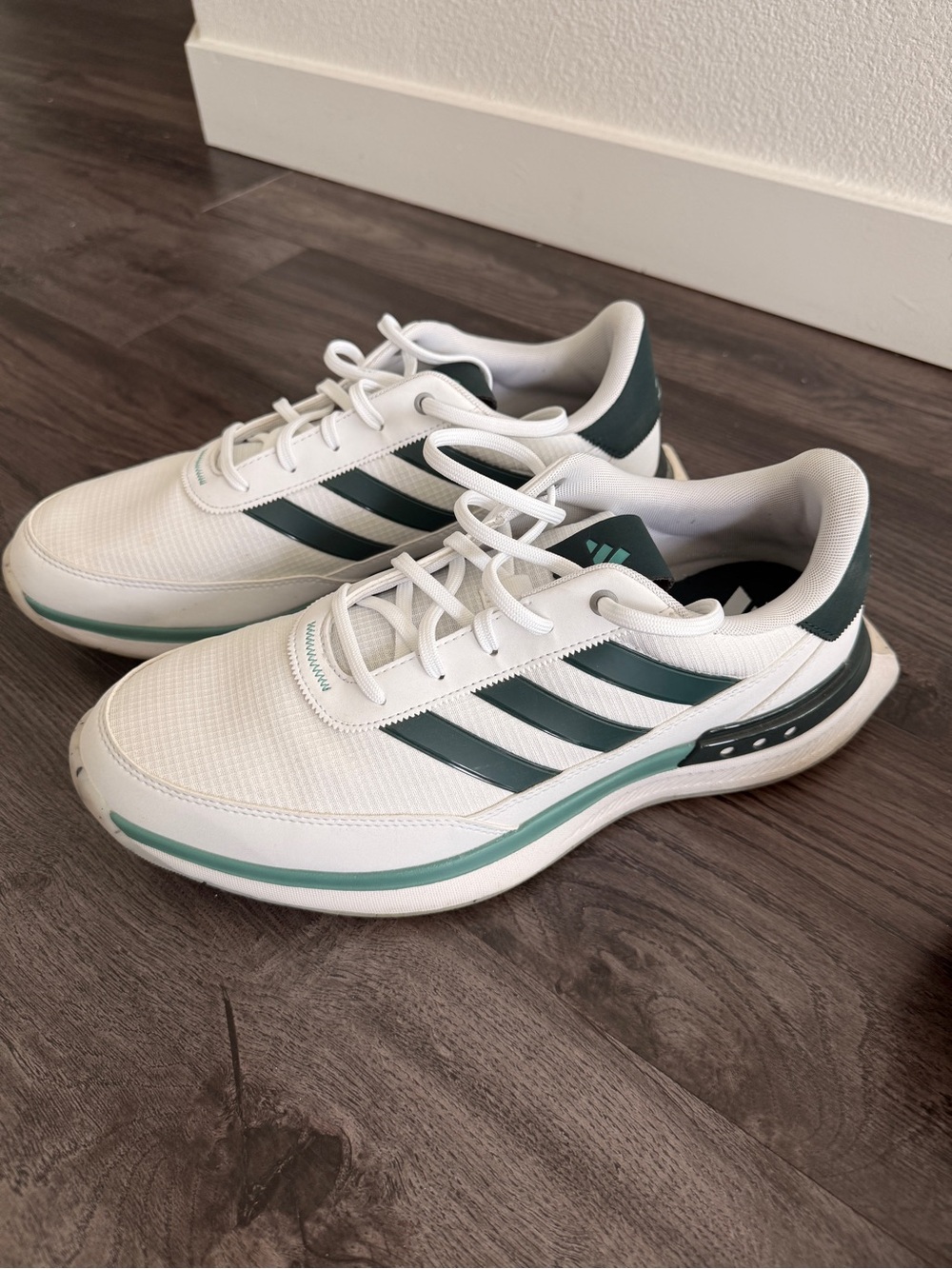2 pairs Adidas S2G spikeless golf shoes size 10.5. 1 brand new, 1 worn once - Picture 2 of 5